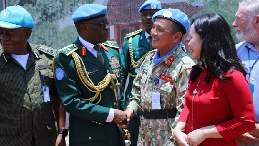 Vietnamese peacekeepers celebrate National Day in Abyei